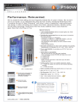 Antec P160WEU Anodized Aluminum Super Mid Tower