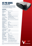 V7 PD600S data projector