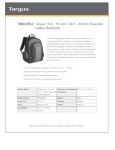 Targus TSB023EU backpack