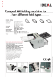 Ideal Folding machine 8304