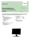 Fujitsu SCALEOVIEW Series W19-1 19" TFT TCO99