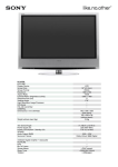 Sony LCD TV KLV-S32A10E