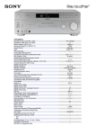 Sony Receiver STR-DE698 S