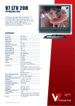 V7 LTV20H LCD TV