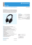 Sennheiser HD202 headphone