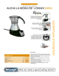 DeLonghi Alicia La Moka