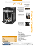 DeLonghi Fully Automatic Espresso/Coffee Maker