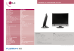LG 20.1" Wide Monitor TV Cardreader