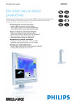 Philips 20" UXGA LCD monitor 200P6IG/00