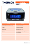 Thomson RR440CD Clock Radio