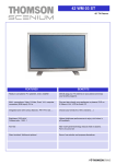 Thomson 42" Pplasma TV Hi Pix