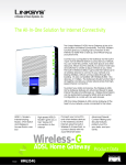 Linksys Wireless-G ADSL Home Gateway 4-port
