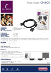 Sitecom DVI Digital video cable - DVI-D <> DVI-D single link 1.8m
