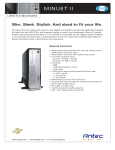 Antec Piano Black Slimline PC Case