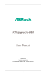 Asrock K7UPGRADE-880 motherboard