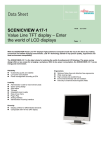Fujitsu SCENICVIEW Series FSC TFT A17-1 17" 1280x1024 TCO03 analog