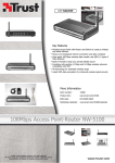 Trust 108Mbps Access Point-Router NW-5100