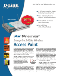 D-Link DWL-1000AP+ AirPremier Enterprise 2.4GHz (802.11b) Wireless Access Point