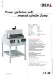 Ideal Electric Guillotines / 4810-95