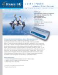 Hawking Technologies HPS12U 2 USB + 1 Parallel Port Print Server