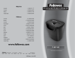 Fellowes Powershred® P-45C 2