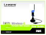 Linksys Wireless-G Portable USB Adapter