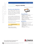 Kingston Technology 128MB Reduced-Size MultiMediaCard