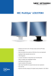 NEC MultiSync® LCD1970NX