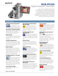 Sony DCR-PC109E NON 1Mpix CCD 2.5