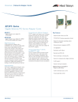 Allied Telesis AT-2971SX/SC 1000Mbps Gigabit Ethernet PCI Server Adapter Cards
