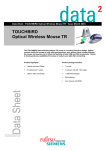 Fujitsu Mouse Touchbird Optical Wireless TR 3Btn