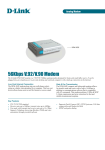 D-Link EXTERNAL 56KBPS V.92