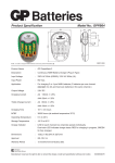 GP Batteries Standard Series GP PowerBank 3 Model No.: GPPB04