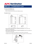 APC Combination Lock Handle