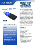 Linksys EtherFast 10/100 Compact USB Network Adapter