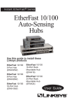 Linksys EtherFast® 16-Port 10/100 Auto-Sensing Hub, Desktop