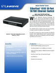 Linksys EtherFast® 4116 16-Port 10/100 Ethernet Switch