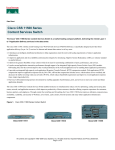 Cisco CSS 11500 Session Accelerator Module