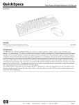 HP Easy Access Wireless Keyboard w/ Mouse