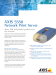 Axis 5550 Print Server USB&Parallel