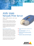 Axis 5500 Print Server USB