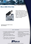 Targus Micro USB 4-Port Hub