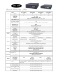 Belkin OmniGuard RACK UPS 1100VA