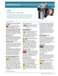Sony DCR-PC105 NON 1Mpix CCD USB MS slot