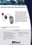 Targus Optical Super Mini Retractable Mouse