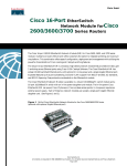 Cisco 16-Port EtherSwitch Network Module