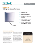 D-Link Directional panel high gain outdoor antenna