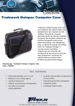 Targus Trademark Notepac Computer Case