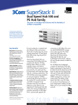 3com SuperStack® II Dual Speed Hub 500 12-Port