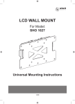 Stell SHO 1027 flat panel wall mount